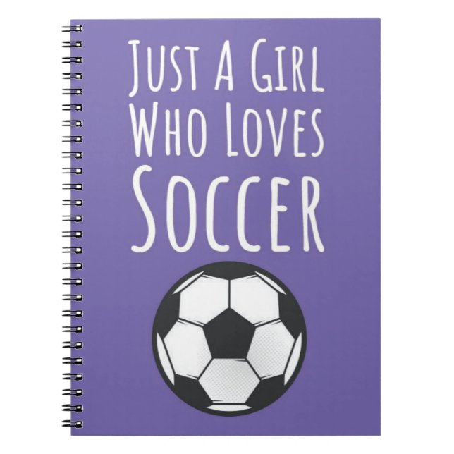 Cuaderno Regalos Lindos de Fútbol Rosa para Niñas Equipo de (Frente)