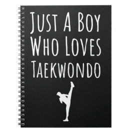 Cuaderno Regalos Lindos de Taekwondo para Niños y Bebés Ama