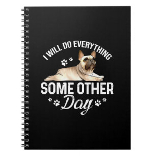 Cuaderno Regalos Mascotas del perro de Bulldog francés fran