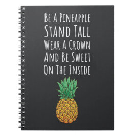Cuaderno Regalos Modernos de Piña Frutas Tropicales Elegant