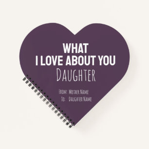 Cuaderno Regalos modernos y simples de hija a madre