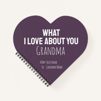Cuaderno Regalos para abuela Recuerdo de abuela Simple para