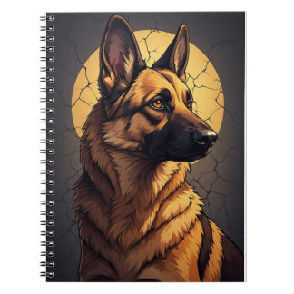Cuaderno 🦴 Regalos para amantes de Pastor Alemán 🦴