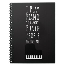 Cuaderno Regalos Para Amantes Del Piano Pianista Música Tec