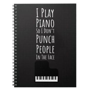Cuaderno Regalos Para Amantes Del Piano Pianista Música Tec