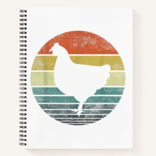 Cuaderno Regalos para amantes del pollo divertido granjero