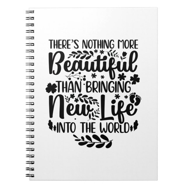 Cuaderno Regalos para comadronas | Partera Maternidad Nacim (Frente)