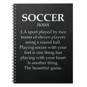 Cuaderno Regalos Para Dar Equipo A Los Jugadores De Fútbol