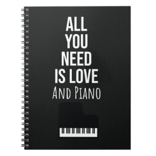 Cuaderno Regalos para entusiastas del piano Música para int