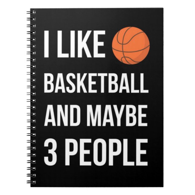 Cuaderno Regalos Para Jugadores De Baloncesto Equipo De Bal (Frente)