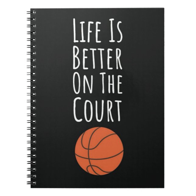 Cuaderno Regalos Para Jugadores de Baloncesto Fanático de D (Frente)