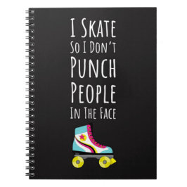Cuaderno Regalos para jugadores de Roller Derby Cita del eq