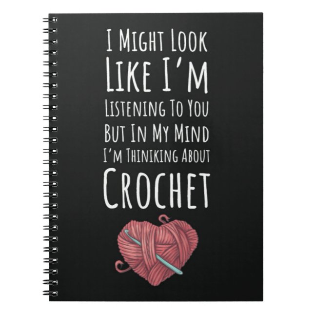 Cuaderno Regalos Para Los Amantes De Crochet Que Hacen Croc (Frente)