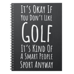 Cuaderno Regalos Para Los Amantes Del Golf Gracioso Humor S