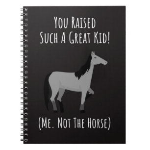 Cuaderno Regalos para Mamá de Caballo Amante Equino Ecuestr
