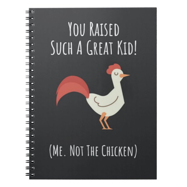 Cuaderno Regalos para Mamá Pollo Amante de Animales de Gran (Frente)