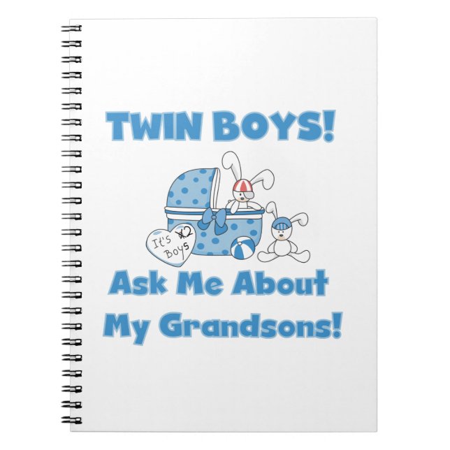 Cuaderno Regalos para niños gemelos (Frente)