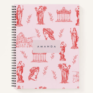 Cuaderno Regalos personalizados de estatua de la antigua Gr