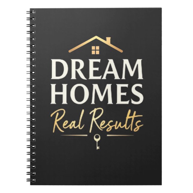 Cuaderno Regalos profesionales para agentes inmobiliarios q (Frente)