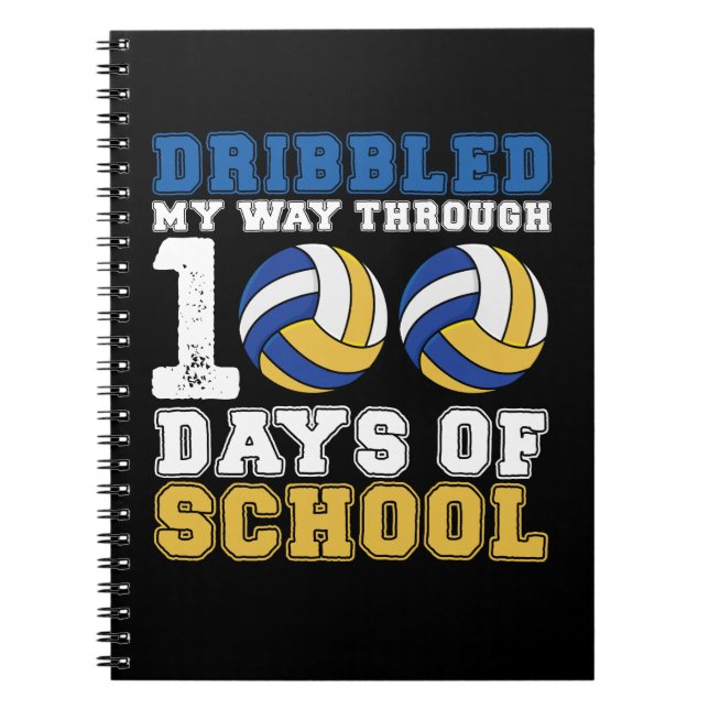 Cuaderno Regateé mi camino a través de 100 días de voleibol (Frente)
