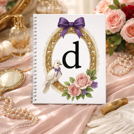 Cuaderno Regency Art Letter D Luxury Monogram Journal