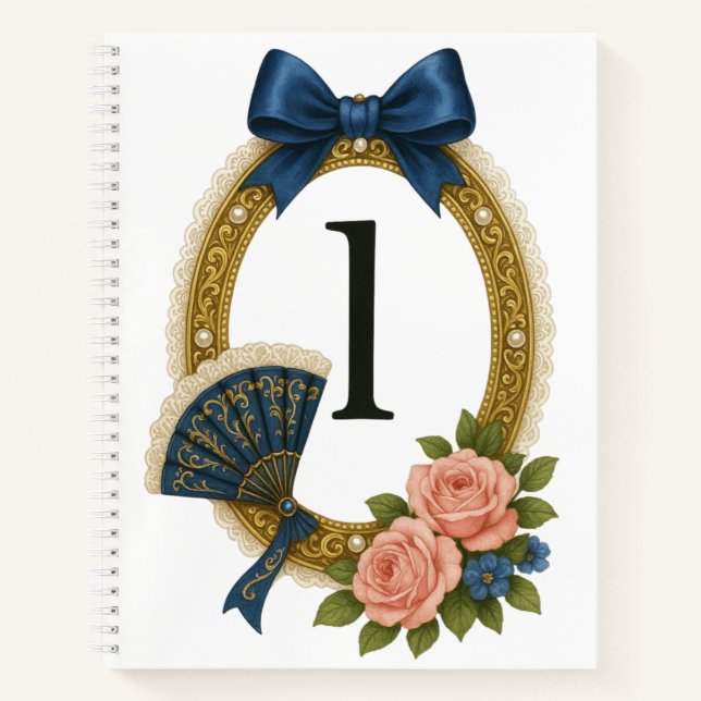 Cuaderno Regency Art Letter L Luxury Monogram Journal (Anverso)