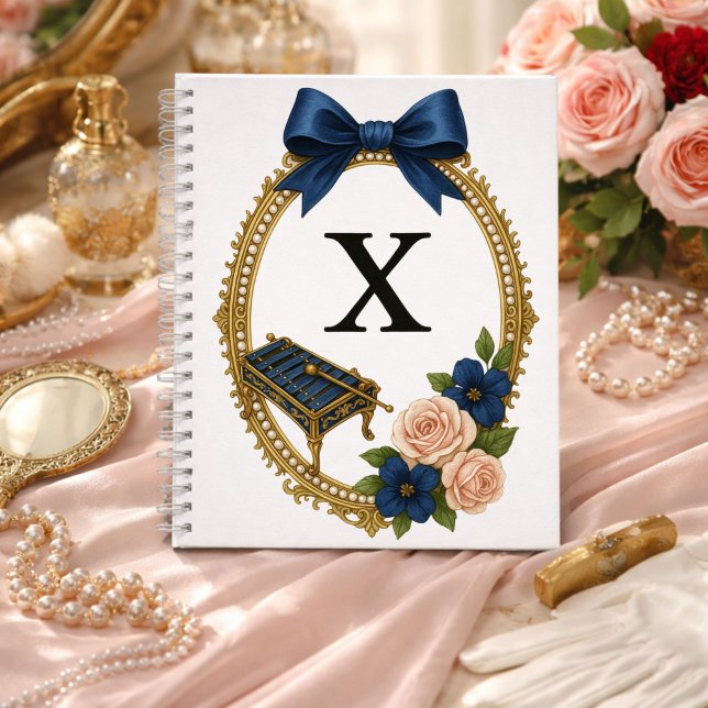 Cuaderno Regency Art Letter X Luxury Monogram Journal (Subido por el creador)
