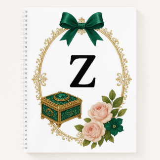 Cuaderno Regency Art Letter Z Luxury Monogram Journal