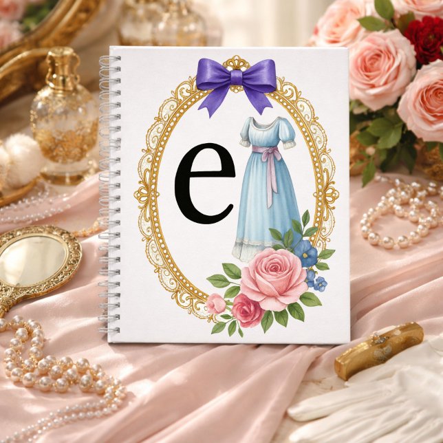 Cuaderno Regency Letter E Art Luxury Monogram Journal (Subido por el creador)