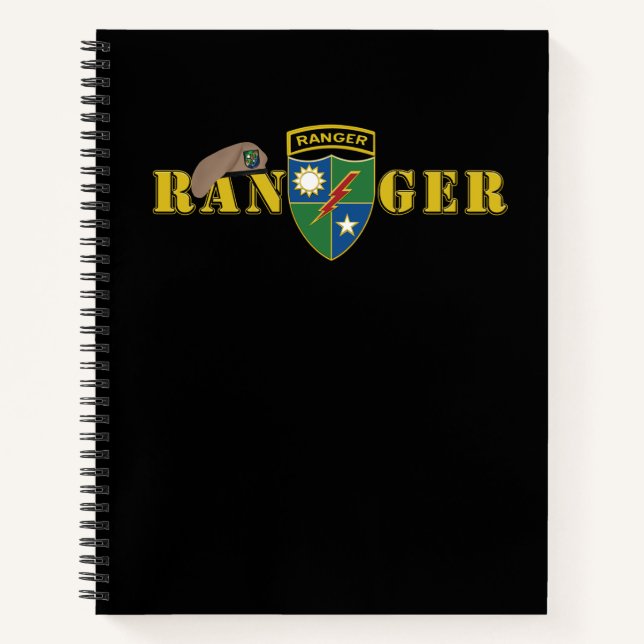 Cuaderno Regimiento Ranger 75 (Anverso)