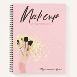 Cuaderno Registro de citas para artistas de maquillaje o cu