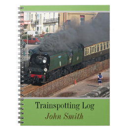 Cuaderno Registro de detección de trenes de vapor clásico p