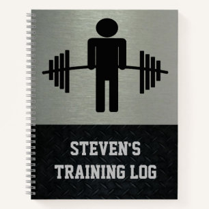 Cuaderno Registro de entrenamiento de gimnasio de escalada