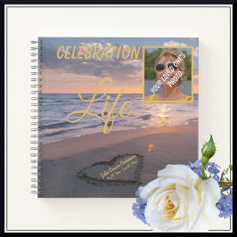 Cuaderno Registro De Fotos De La Vida Sunset Ocean