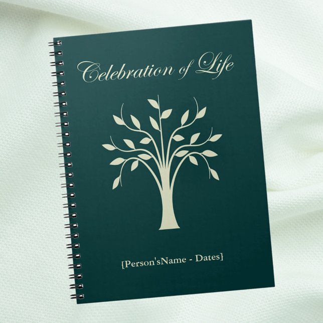 Cuaderno Registro de invitados para conmemorar la vida (Subido por el creador)