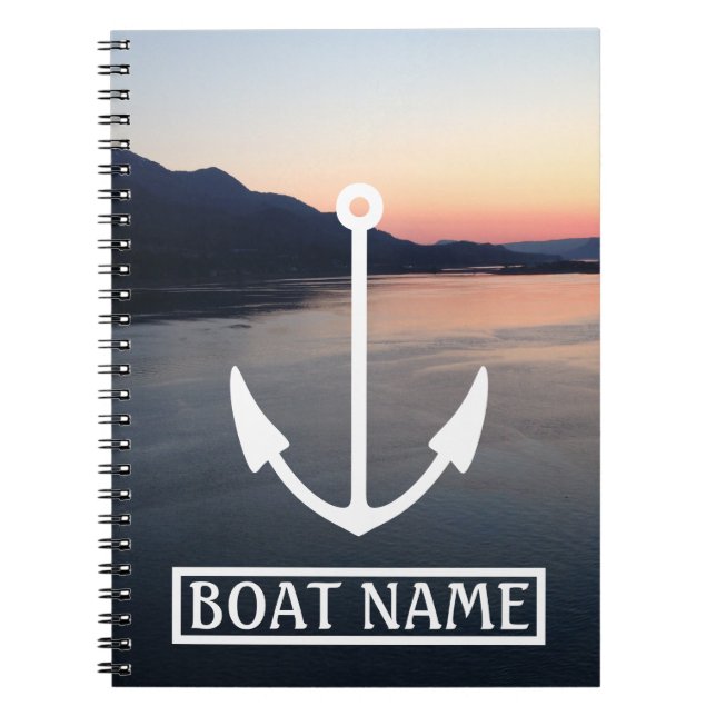 Cuaderno Registro de los capitanes de nombre de barco (Frente)