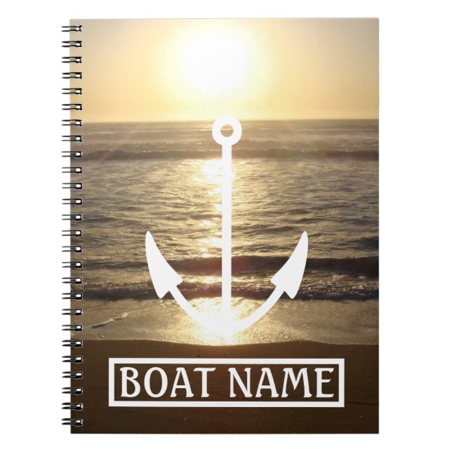 Cuaderno Registro de los capitanes de nombres de barcos (Frente)