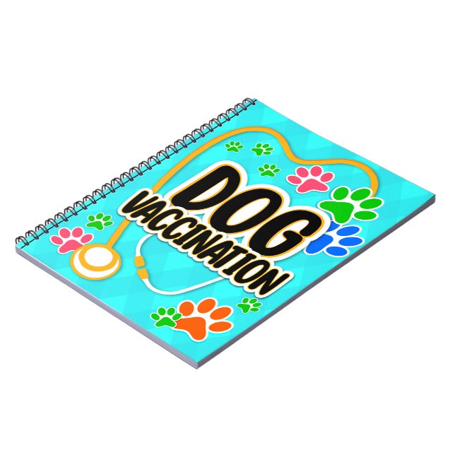 Cuaderno Registro de Mascota de perro de pinturas breves Ma (Lado Izquierdo)