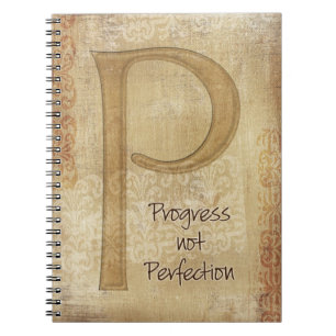 Cuaderno Registro de progreso sin perfección