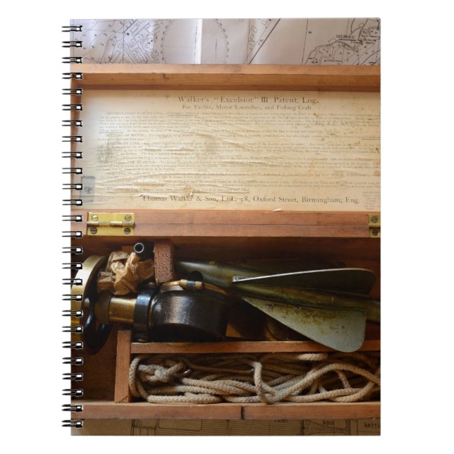 Cuaderno Registro del buque antiguo (Frente)