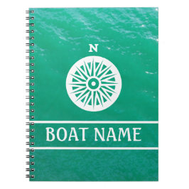 Cuaderno Registro del capitán - brújula