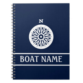 Cuaderno Registro del capitán - brújula