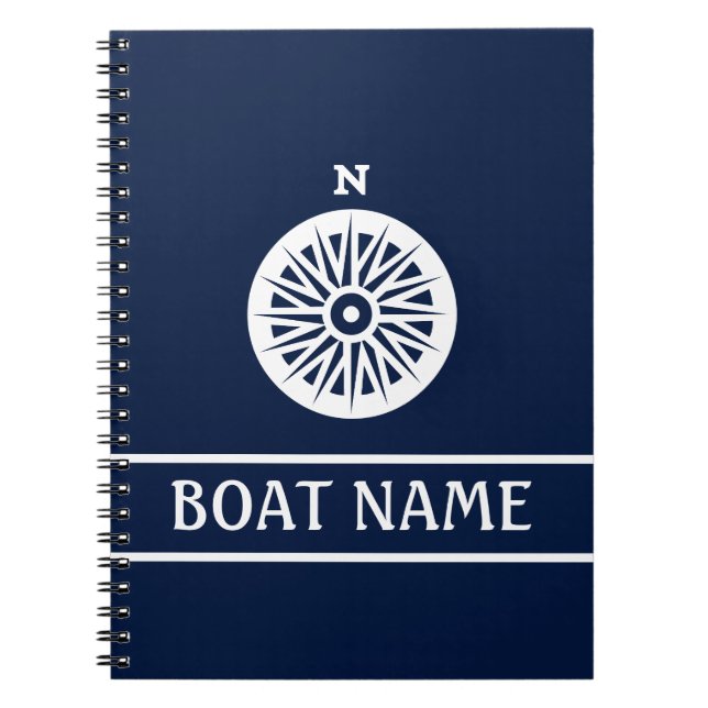 Cuaderno Registro del capitán - brújula (Frente)