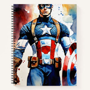 Cuaderno "Registro del capitán: Pensamientos heroicos"