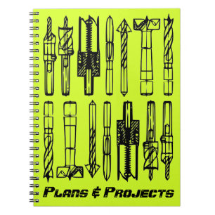 Cuaderno Registro del proyecto del libro de trabajo: Planes