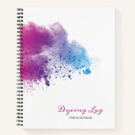 Cuaderno Registro Dyeing Splash Rainbow