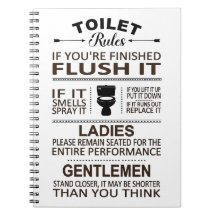 Reglas Divertidas del Inodoro Humor de Baño