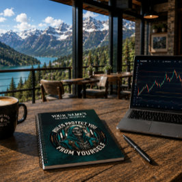 Cuaderno Reglas te protegen de ti mismo Reaper de humo teal