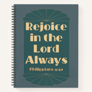 Cuaderno Regocijarse en el Señor siempre — Philippians 4:4a
