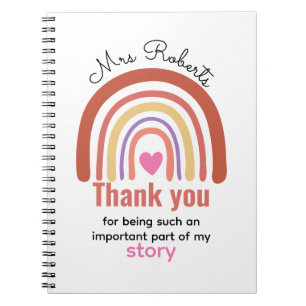 Cuaderno Regreso Personalizado a la Escuela para Maestros y